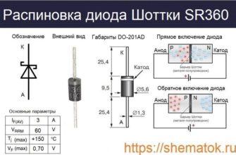 Распиновка SR360